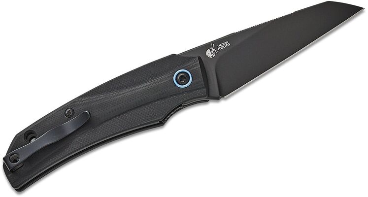 MKM ICE – MAGNACUT BLACK PVD bld - BLACK G10 hdl, S/S LINER Linerlock MK IC-GBKB - KNIFESTOCK