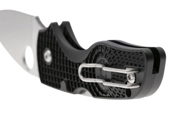 Spyderco Lil Native Black Lightweight Reveal 14 C230PBK - KNIFESTOCK