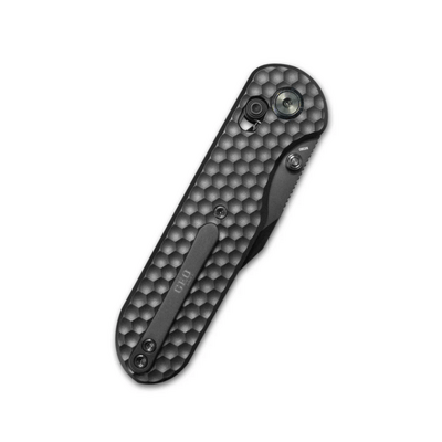 GEO Knife Ethereal Cutter Black DLC M390 Blade Black DLC Ti - KNIFESTOCK