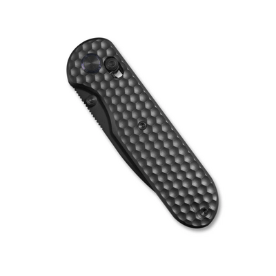 GEO Knife Ethereal Cutter Black DLC M390 Blade Black DLC Ti - KNIFESTOCK