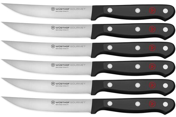 WUSTHOF Gourmet 6-piece steak knife set 1125060601 - KNIFESTOCK
