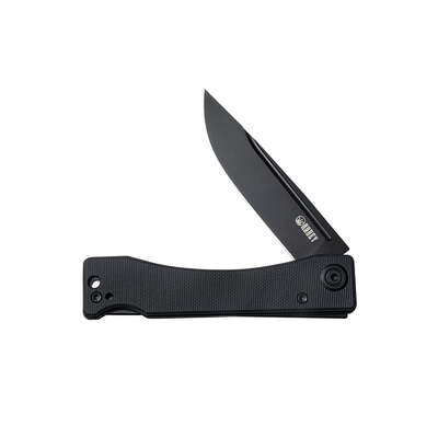 KUBEY Akino Lockback Pocket Folding Knife Black G10 Handle KU2102D - KNIFESTOCK