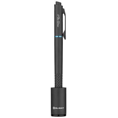 Olight O&#039;Pen Glow Rechargeable Penlight (Black, 120 Lumens) - KNIFESTOCK