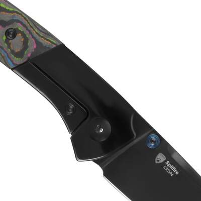 Kizer Spitfire S35VN Titanium &amp; Camo Carbon 80‘s Ki3690A2 - KNIFESTOCK