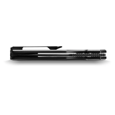 Vosteed Psyop Elmax Black Stonewash Black Titanium A2201 - KNIFESTOCK