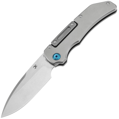 Kansept Hazard Stonewashed CPM S35VN, Stonewashed Ti - KNIFESTOCK