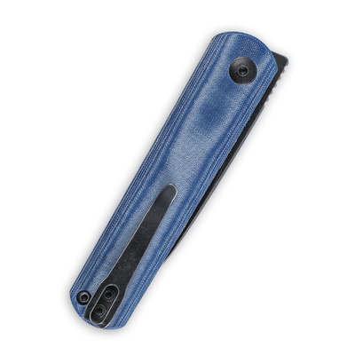 Kizer Feist Black Stonewash Blade, Blue Denim Micarta - V3499C2 - KNIFESTOCK