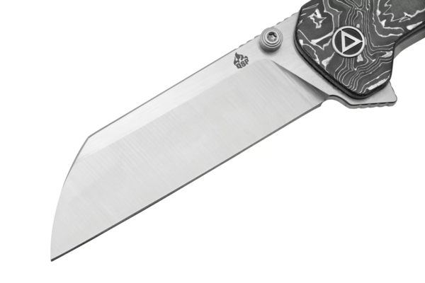 QSP Knife Penguin Plus 20CV, Aluminium Foil CF,Titanium QS130XL-D1 - KNIFESTOCK