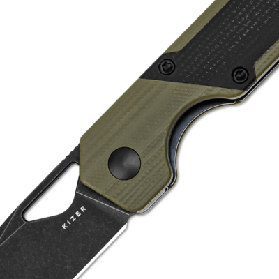 Kizer Liner Lock Mini Militaw Jonathan Styles Nitro V G10+Micarta V3634SA5 - KNIFESTOCK