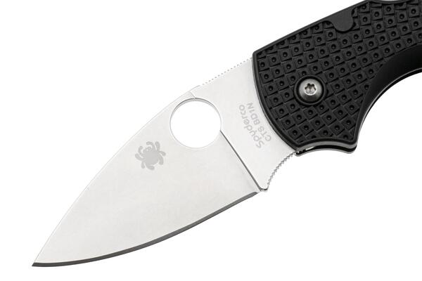 Spyderco Lil Native Black Lightweight Reveal 14 C230PBK - KNIFESTOCK