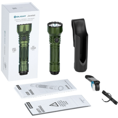 Olight 3.6V 5000mAh 21700 Rechargeable Lithium-ion Battery Javelot(OD Green) - KNIFESTOCK