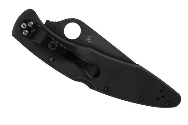 Spyderco Police Model Black Stainless C07BKP - KNIFESTOCK