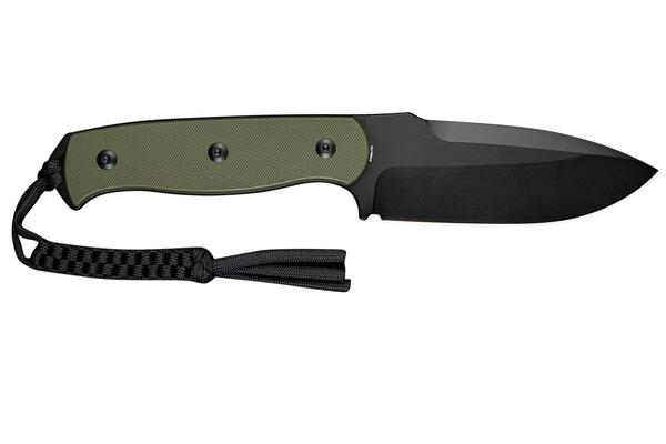 Sencut Toxodon SENCUT OD Green G10 Handle Black 9Cr18MoV Blade w kydex sheath S24036-2 - KNIFESTOCK
