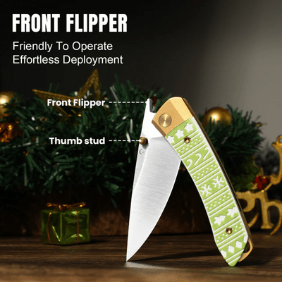 Kizer Mini MoMo S45VN AL &amp; G10 -  Xmas edition - KNIFESTOCK