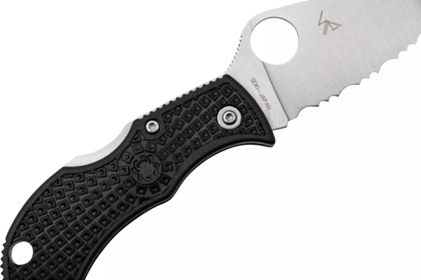 Spyderco Manbug Black Lightweight Leaf MBKLFS - KNIFESTOCK