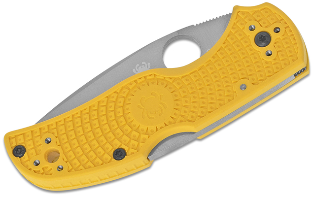 Spyderco C41SYL5 Native 5 Salt Lightweight Yellow - KNIFESTOCK