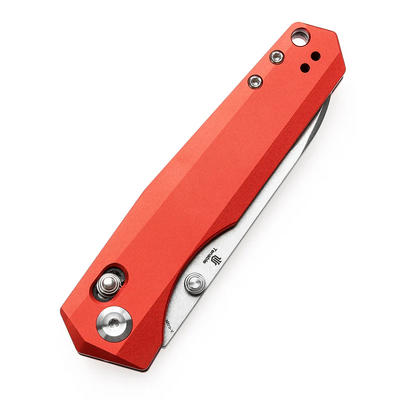 TENABLE KNIVES Beaver Stonewashed Nitro-V 0.125&#039;&#039;/3.2mm Dark Red Anodized Aluminum T1105V3 - KNIFESTOCK