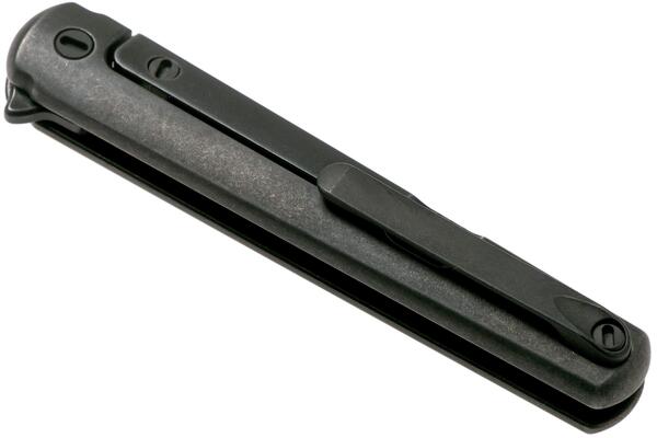 MKM FLAME Dark stonewash titanium frame BÖHLER M390 - DROP POINT MK FL01-TDSW - KNIFESTOCK