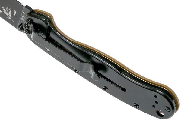 BRK-Esee Avispa Framelock Br/Blk D2 BRK1302CBB - KNIFESTOCK