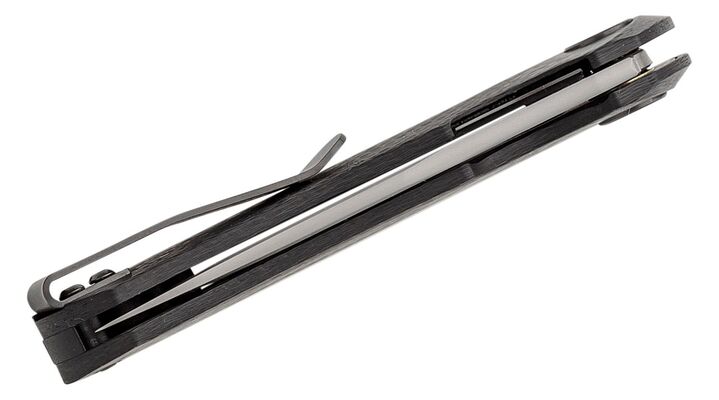 Petrified Fish PF949X Warrior Sand blasting K110 Carbon Fiber PF949XC - KNIFESTOCK