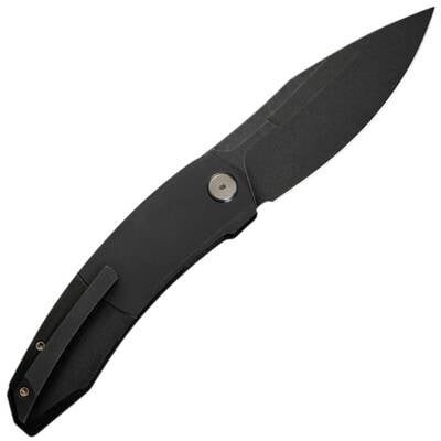 WE Black Titanium HandleBlack Stonewashed Bohler M390 BladeNested Liner Lock W - KNIFESTOCK