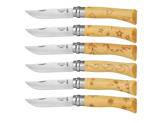 Opinel VRI N°07 Inox Nature Motiv 6ks 001555 - KNIFESTOCK