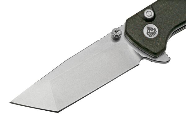 QSP Knife Grebe T 14C28N Rough Micarta Dark Brown QS148-A1 - KNIFESTOCK