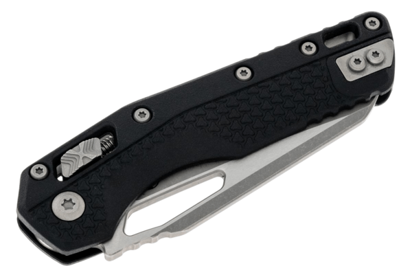 Microtech MSI® S/E Tri-Grip Injection Molded Black Apoc Part Serr 210T-11APPMBK - KNIFESTOCK