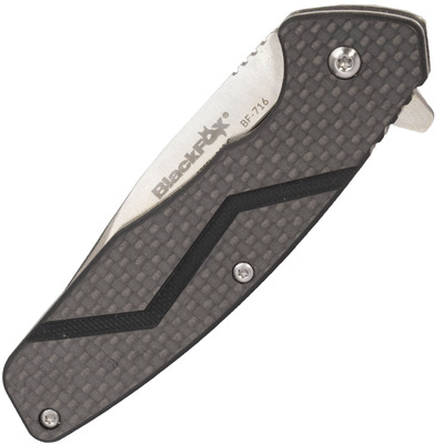 COUTEAU BLACK FOX CARBONIX FRAME LOCK LAME SATINÉE - MANCHE EN FIBRE DE CARBONE - KNIFESTOCK