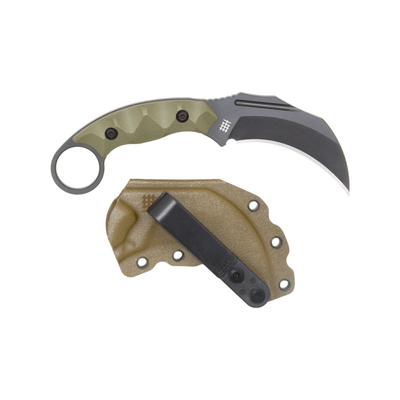 Halfbreed Blades Close Quarters Combat - Fixed Blade CQB-02P - K340-Ranger Green - KNIFESTOCK