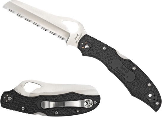 Spyderco Cara Cara 2 Rescue Lightweight Black By17SBK2 - KNIFESTOCK