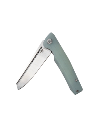 BESTECH SLYTHER 14C28N, STONE WASH+Satin, G10 BG51B-1 - KNIFESTOCK