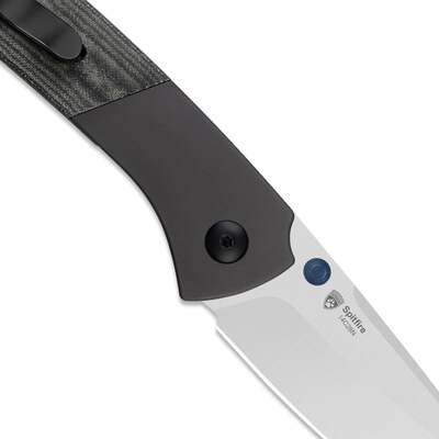 Kizer Spitfire 14C28N Aluminum+Micarta V3690A1 - KNIFESTOCK