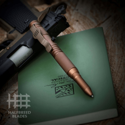 Halfbreed Blades Tactical Bolt Pen TBP-01 BRZ - 6061-T6 - KNIFESTOCK
