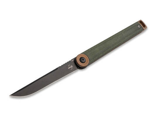 Böker Plus 01BO391 Kaizen Green Canvas Micarta - KNIFESTOCK