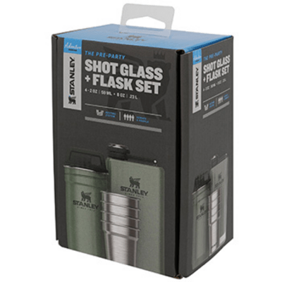STANLEY Gift Set 4 cups 59 ml &amp; Flask 230 ml - KNIFESTOCK