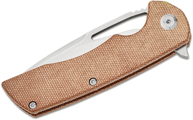 Kansept Kryo Stonewashed 12C28N Brown Micarta T1001M4 - KNIFESTOCK