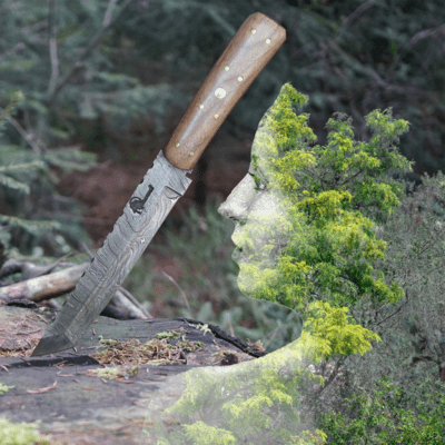 DELLINGER Damask Walnut - KNIFESTOCK