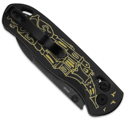 Kizer Drop Bear - Grim Reaper, KNFS Exclusive, Limited Edition 200pcs, Nitro-V, Black Stonewash, G10 - KNIFESTOCK