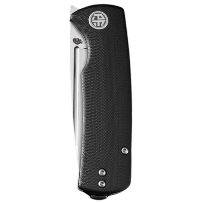 Petrified Fish PFP01XBeluga Homokfúvott 14C28N Fekete G10 PFP01XDP - KNIFESTOCK