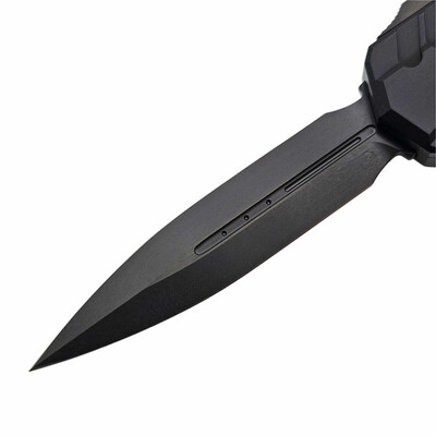 Microtech CYPHER II D/E STANDARD DLC SHADOW SIGNATURE SERIES 1242-1DLCTSH - KNIFESTOCK