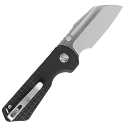 Vosteed Hedgehog S35VN Bead Blasted &amp; Brushed Black  Aluminum A1304 - KNIFESTOCK