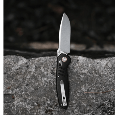 Vosteed Corsair Nitro-V Stonewash Black Micarta CS29NWMK - KNIFESTOCK