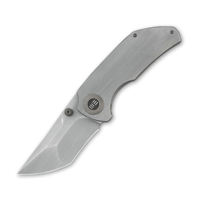 We Knife Thug Gray Hand Rubbed Titanium Handle 2103B - KNIFESTOCK