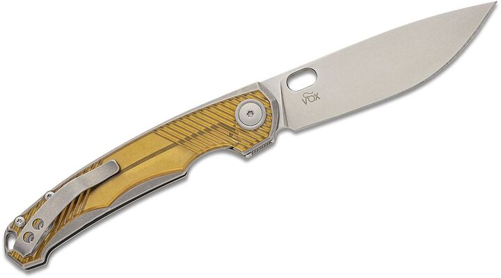 MKM ECLIPSE – MAGNACUT SATIN bld - Ti FRAME, ULTEM OVERLAY Linerlock MK EL-USW - KNIFESTOCK