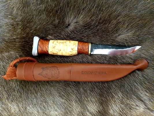 Wood Jewel WJ23SPK Finnisches Spitz Messer  - KNIFESTOCK