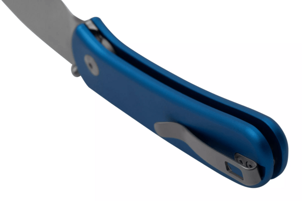 CIVIVI Qubit Bright Blue Aluminum Handle Satin Finished 14C28N Blade C22030E-3 - KNIFESTOCK