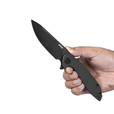 Kubey Nova Black G10, Blackwash 14C28N KU117Q - KNIFESTOCK