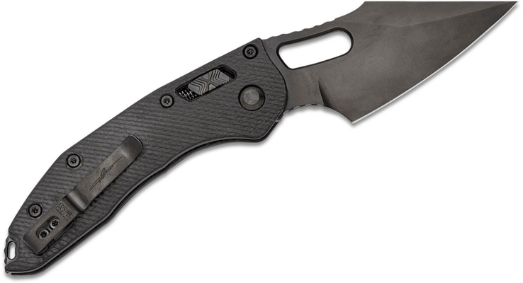 Microtech STITCH RAM LOK STD CARBON FIBER WITH DLC BLADE 169RL-1DLCTFLCFS - KNIFESTOCK