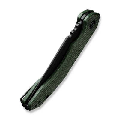 Civivi Bluetick Green Canvas Micarta HandleBlack Stonewashed 14C28N BladeNested Liner Lock C23050- - KNIFESTOCK